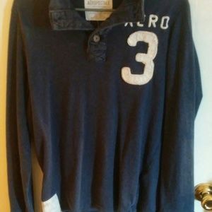 Aeropostale long sleeve polo.  Medium